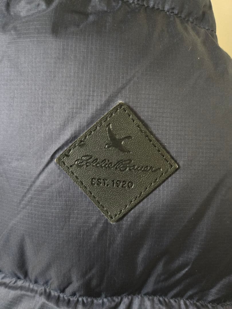 ふ*ー様 美品　エディーバウアー　ダウンジャケット　EB650　リバーシブル　X