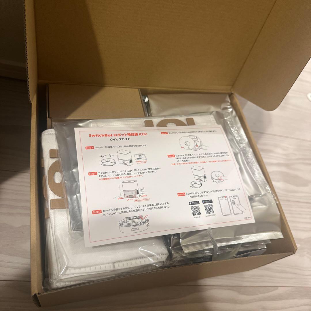 専用アクセサリー付き　スイッチボット　お掃除スポット　K10+