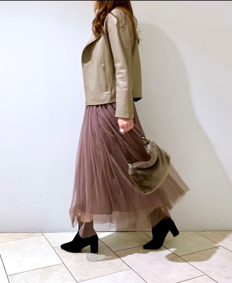 RIVE DROITE リヴドロワ レザージャケット ノーカラー ライダース