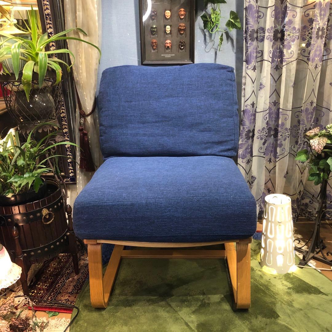 Sale L１　無印良品 リビングでもダイニングでも使えるアームレスチェア