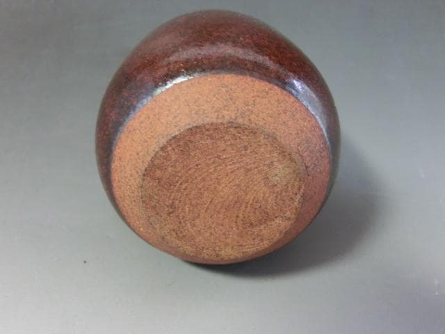 茶入れ■六祖「有祥作」茶入 桐共箱付き 棗 茶瓶 お茶道具 時代物 骨董品■