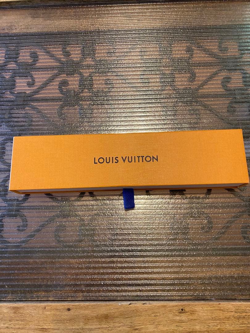 ルイヴィトン　タンブール【高級クロコダイル革】ベルト L サイズ(美品)ネイビー