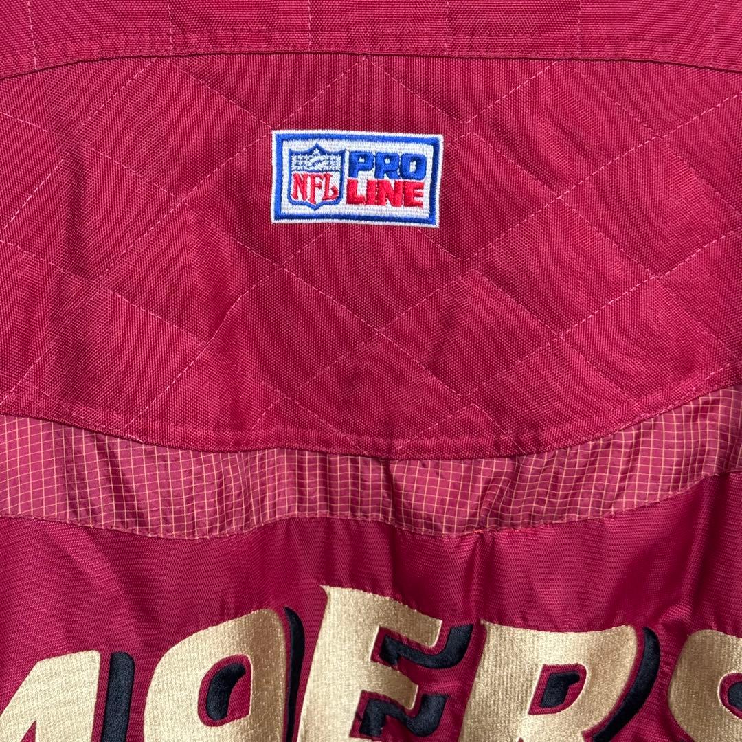 レア古着 90s スターター 風 PROLINE 赤 ナイロンジャケット