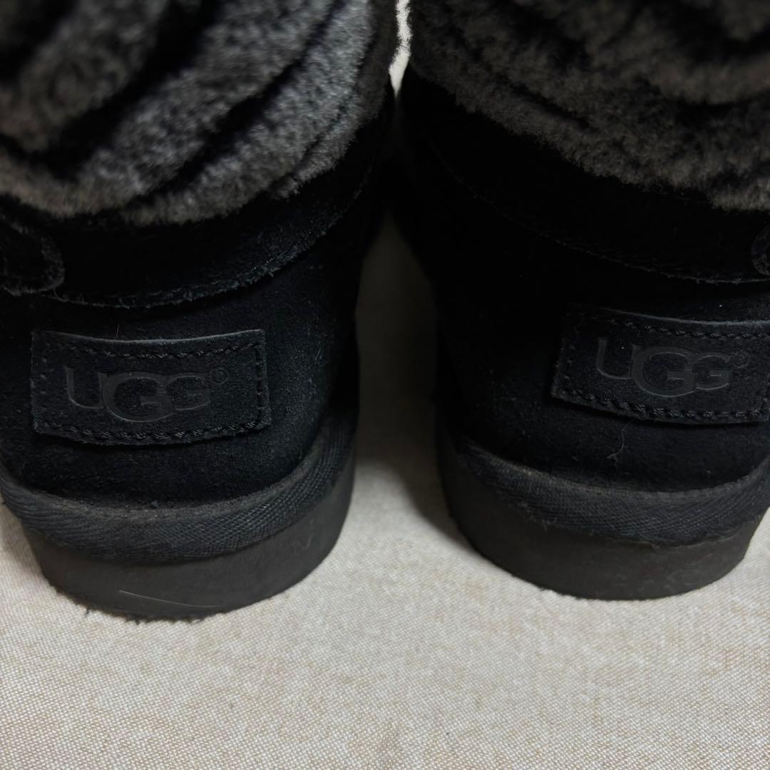 UGG ブラック ムートンブーツ　25cm
