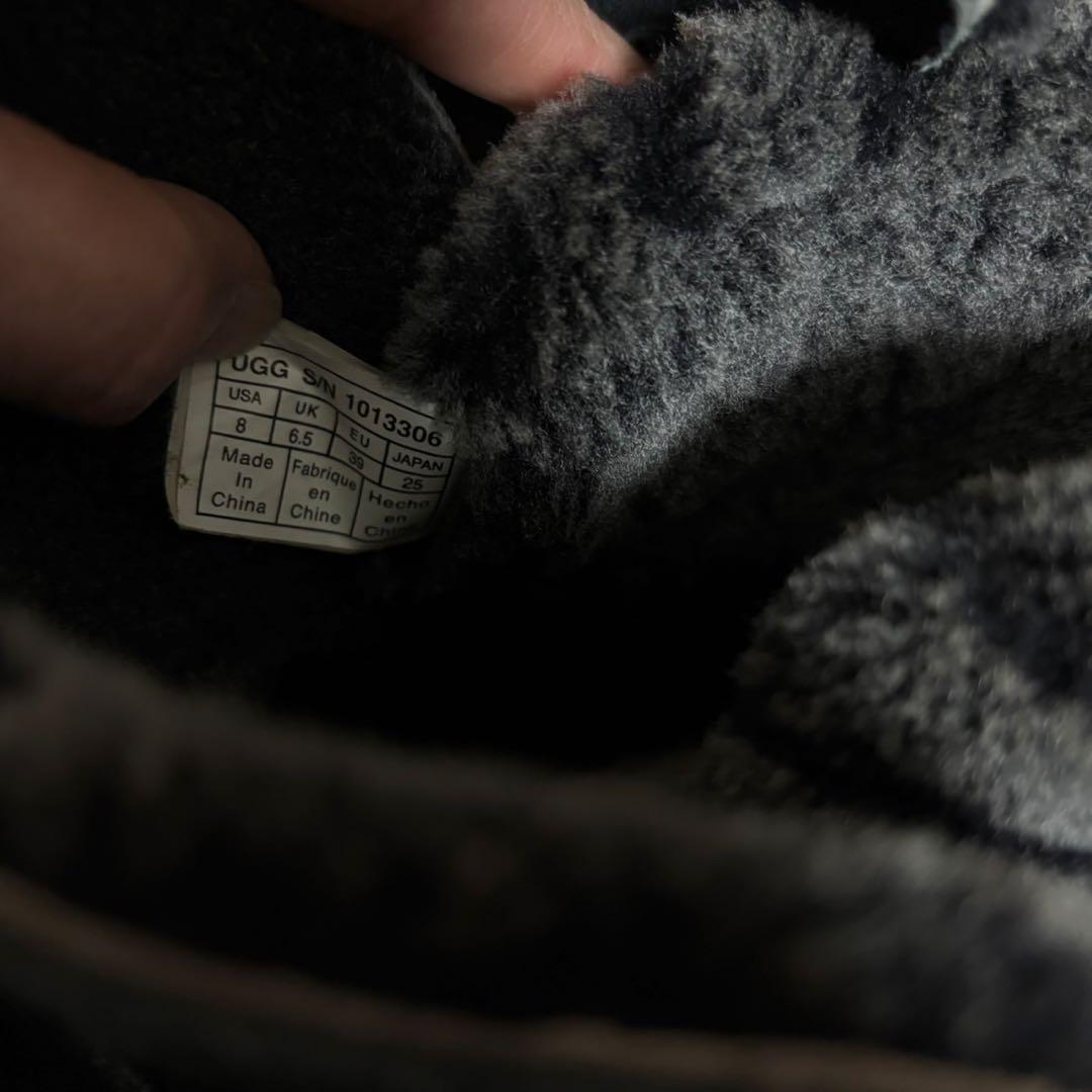 UGG ブラック ムートンブーツ　25cm