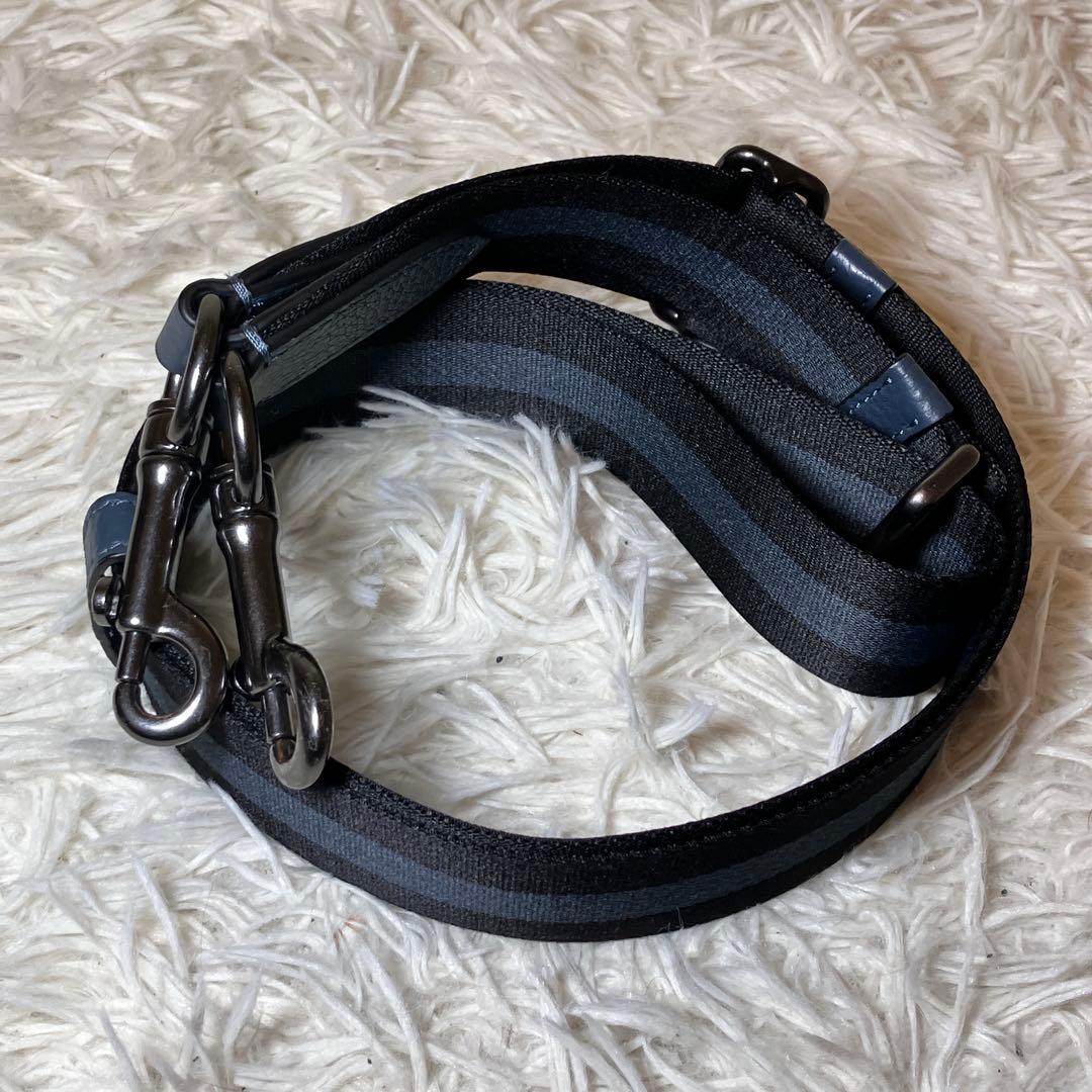 ☆良品☆ コーチ ブリーフケース グラハム 2way A4 レザー ブルー