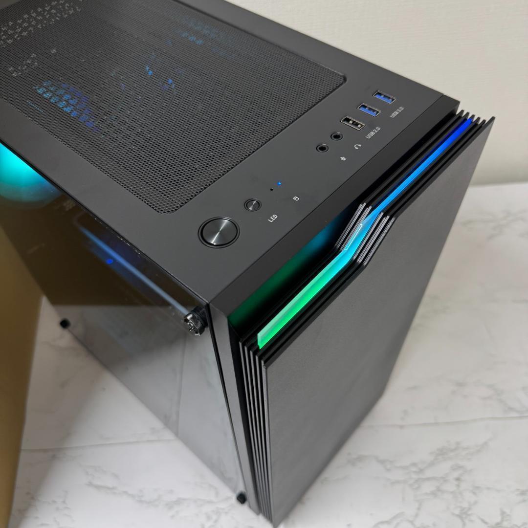 【即納激安】RX7800XT搭載ゲーミングPCフルセット✨新品ケース✨t4