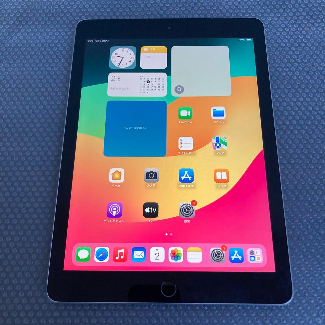 184【早い者勝ち】電池最良好☆iPad6 第6世代 128GB SIMフリー☆