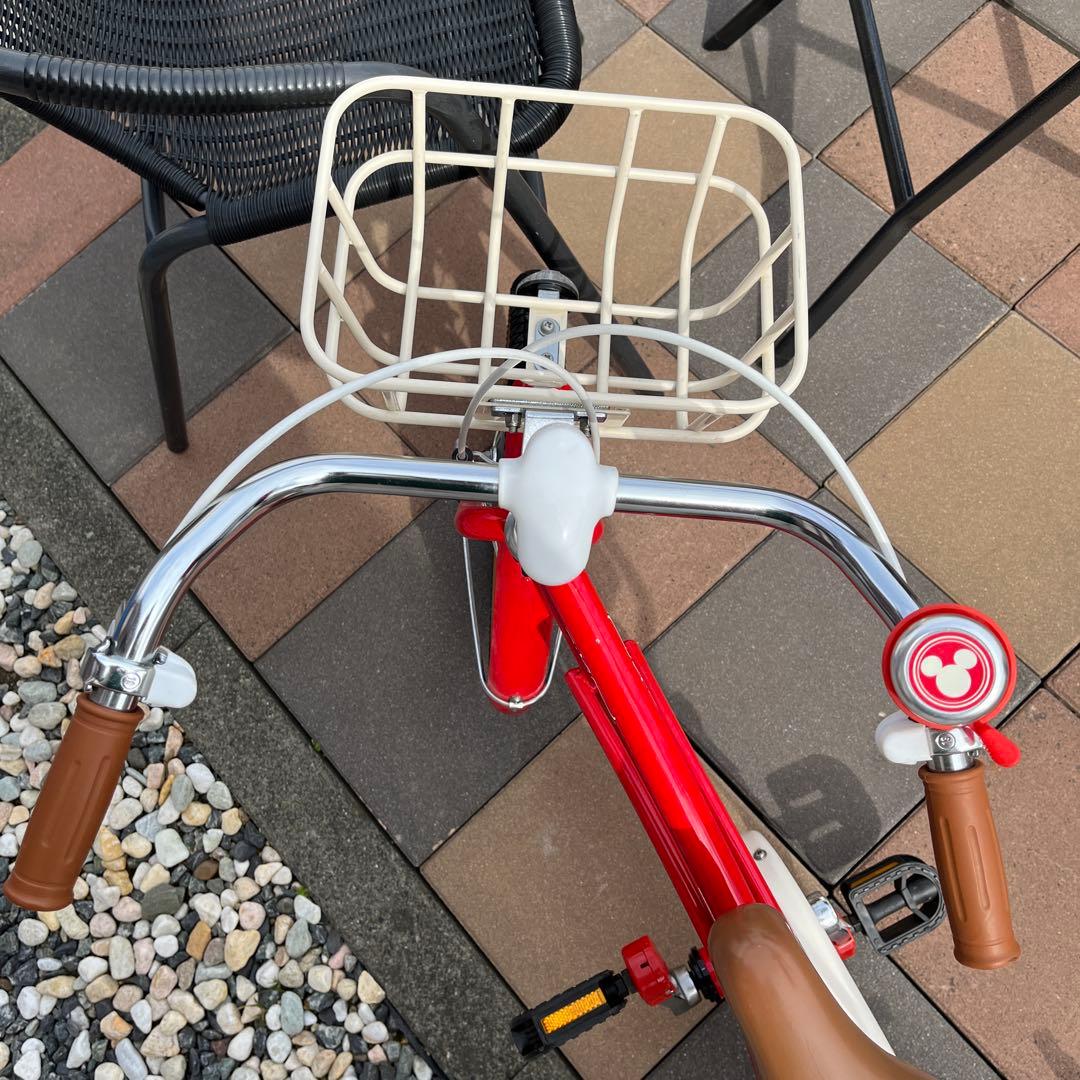幼児用自転車 Disney ミッキーマウス　子供用自転車 16インチ アイデス