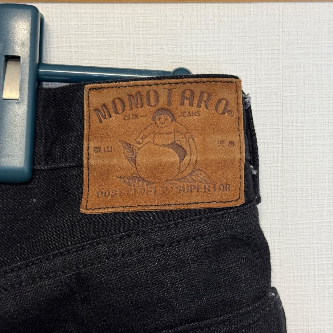 桃太郎ジーンズ　ブラック