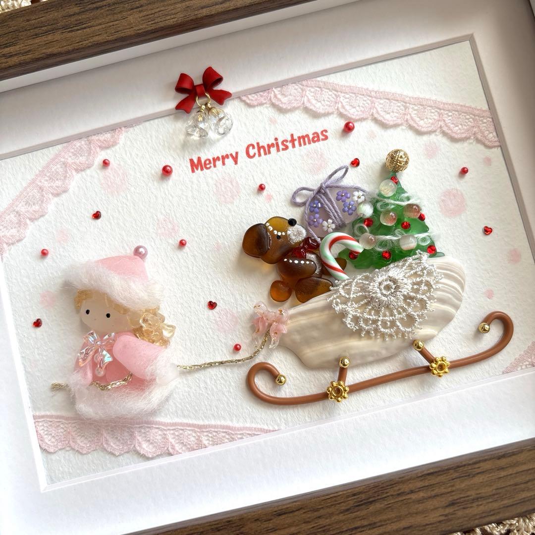 シーグラスアート❁クリスマスオーナメント❁