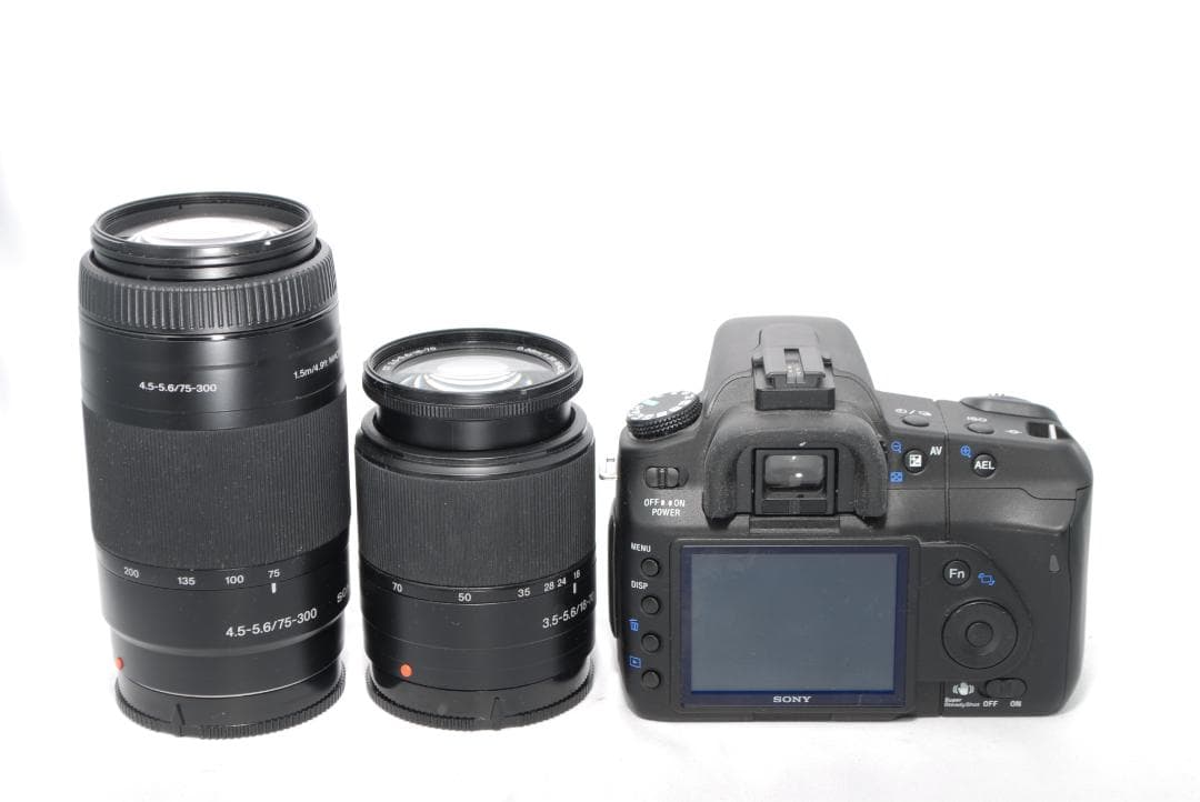 ✨SONY α200✨Wレンズ✨初心者✨簡単操作✨一眼レフ