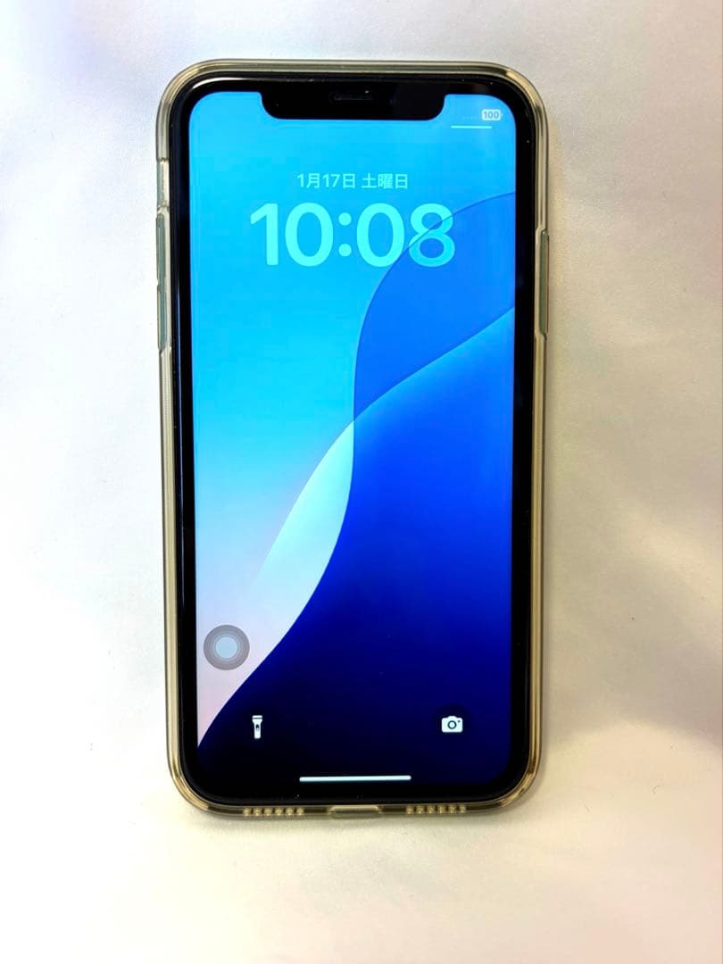 iPhone11 グリーン本体 ケース付き