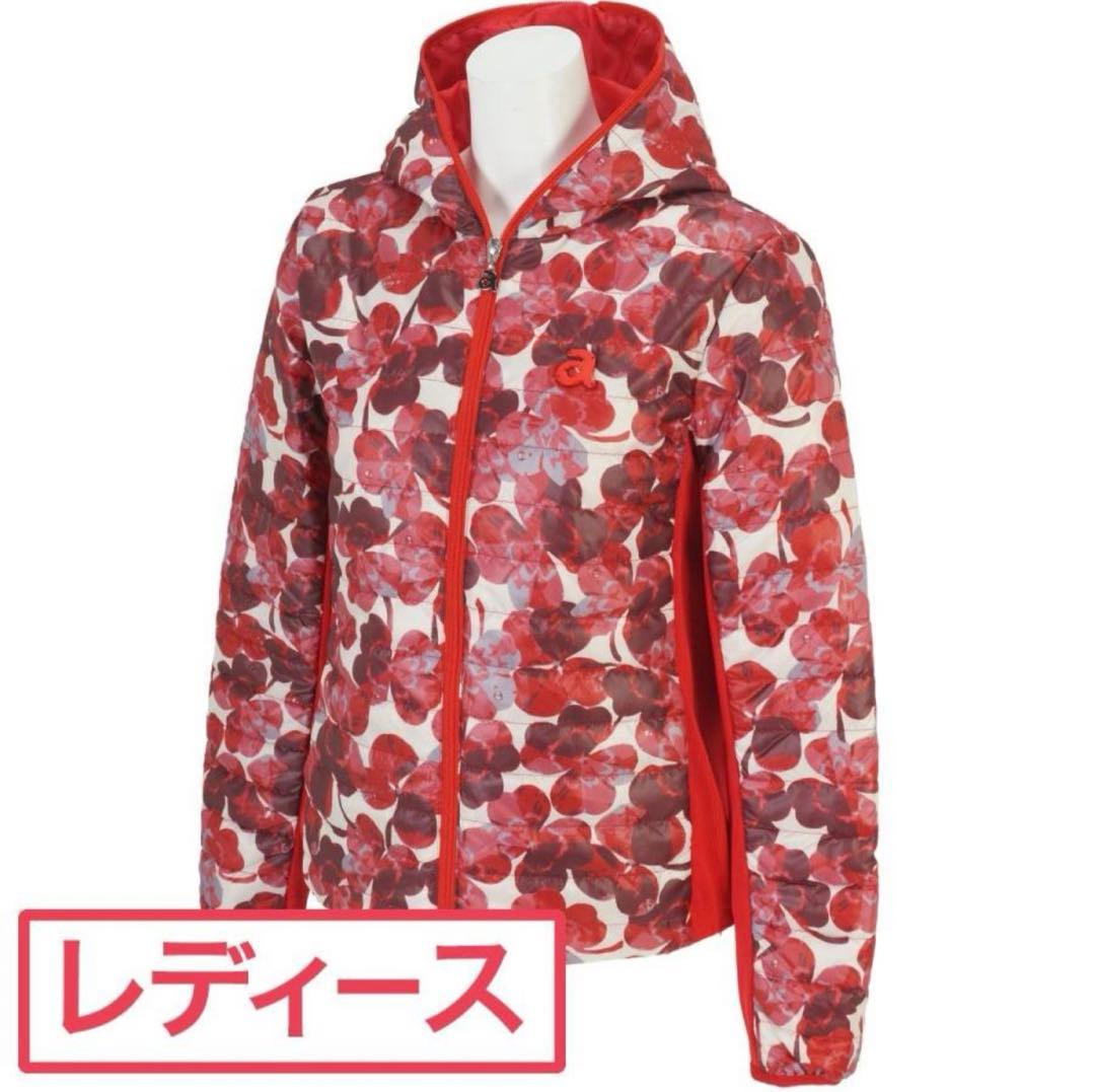 未使用 アルチビオ クローバー柄 中綿 ブルゾン 38 サイズ M ゴルフウェア