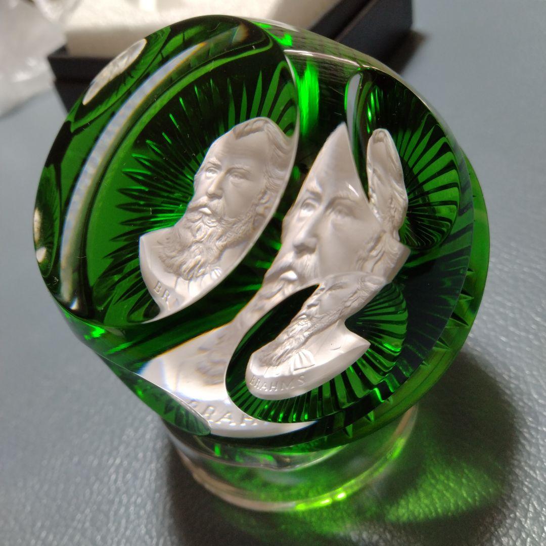 Baccaratバカラペーパーウェイト ヨハネス・ブラームス