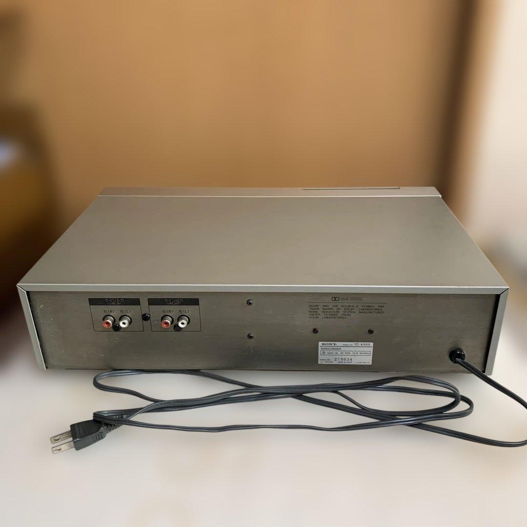 美品 SONY TC-K555 カセットデッキ