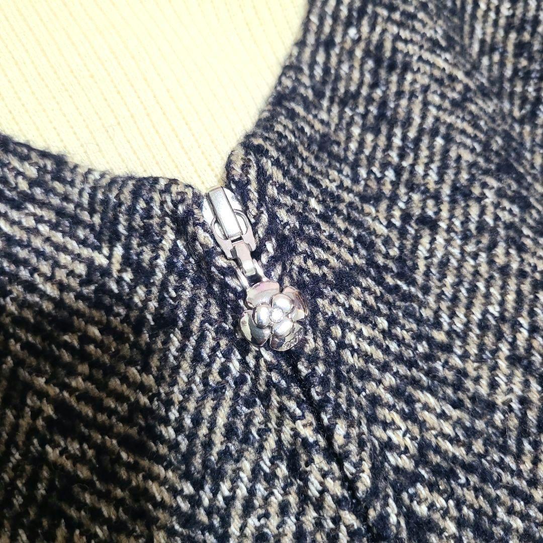 【本日限定価格】M'S GRACY　ツイード風ジャンパースカート 38　美品