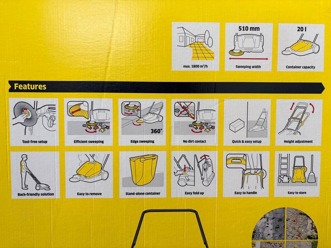 Kärcher 手押し式スイーパー S 4 本体