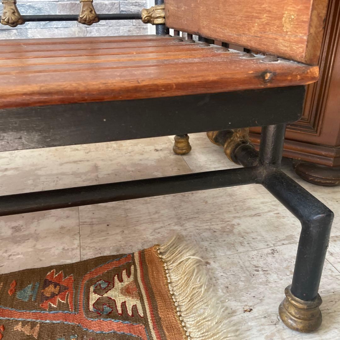 ‼️SALE開催‼️アンティーク　アイアンベンチ　椅子　イギリス