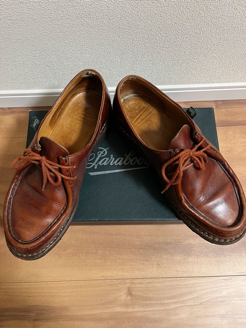 Paraboot Michael パラブーツ ミカエル モカシン 革靴 42