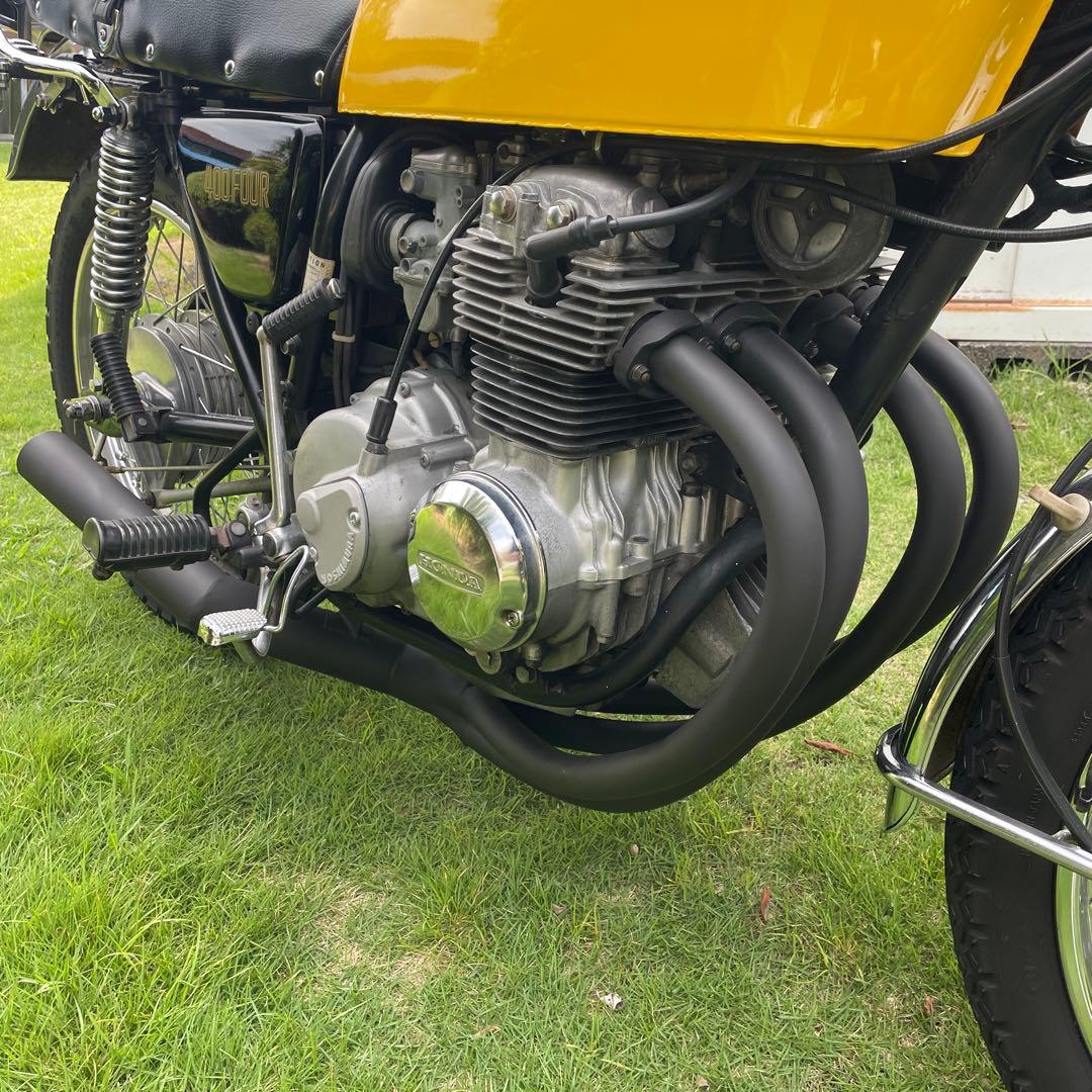 ヨンフォア用手曲げマフラー　CB400F