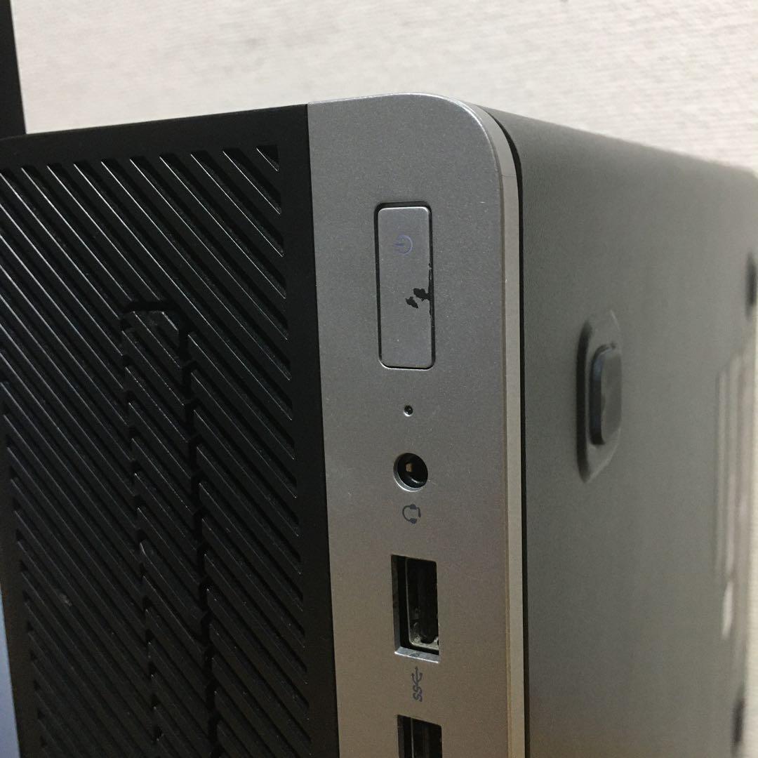 HP ProDesk Win11 23.8'モニター付 強力デスクトップ 取説