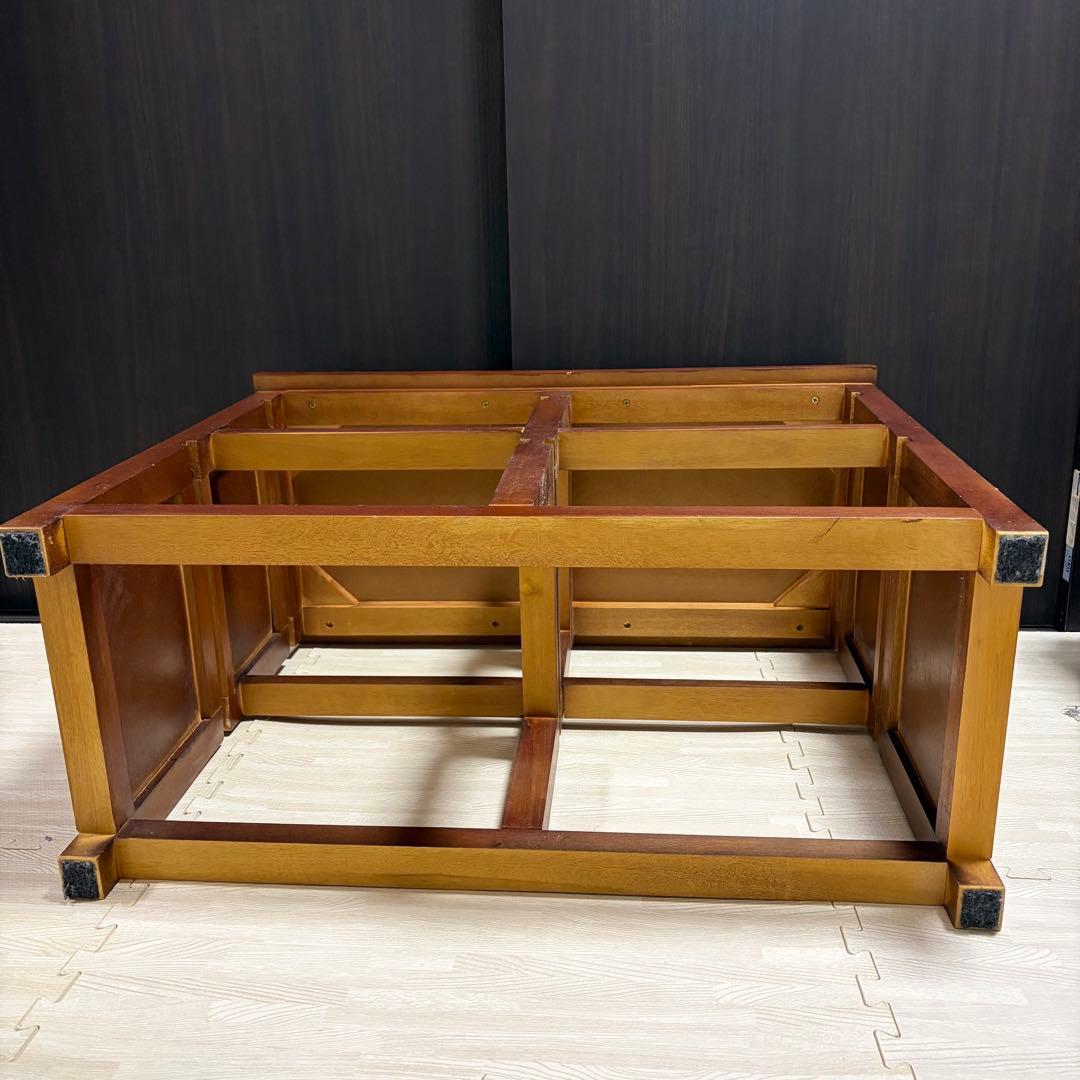 ラタンのチェスト 引き出し　カゴ　バスケット　籐製　ブラウン　バリ風家具