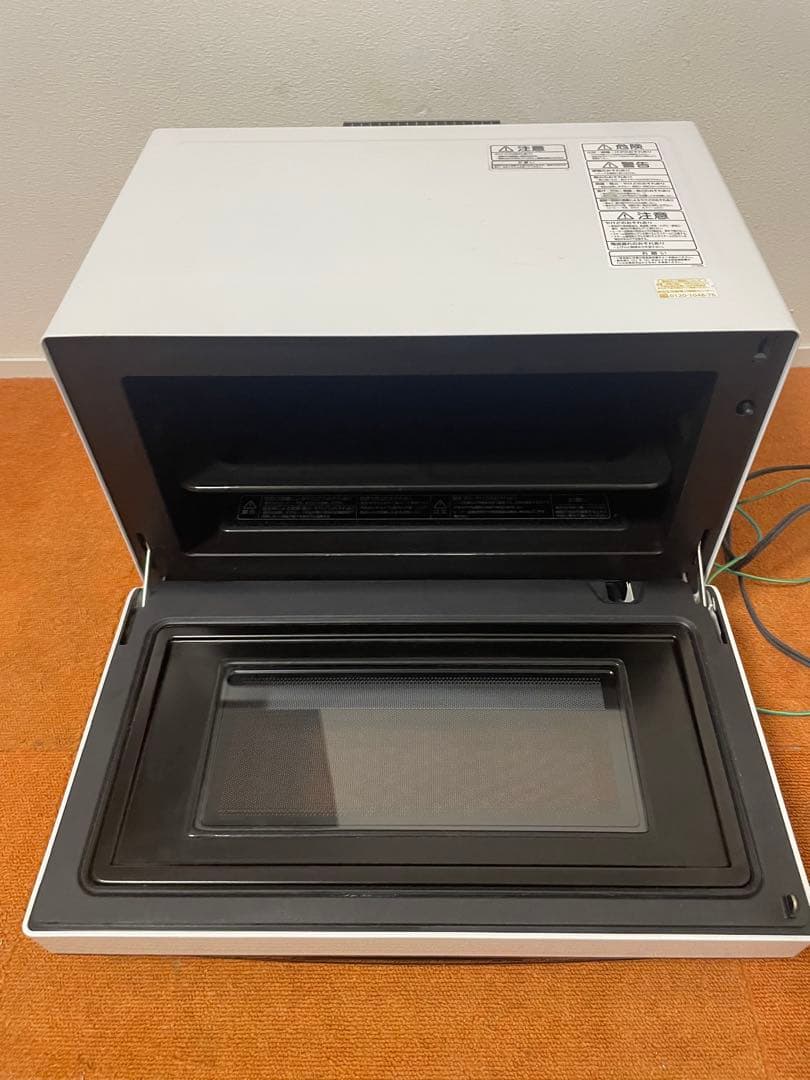 美品 東芝 レンジ オーブンレンジ 電子レンジ ER-S60 フラット庫内