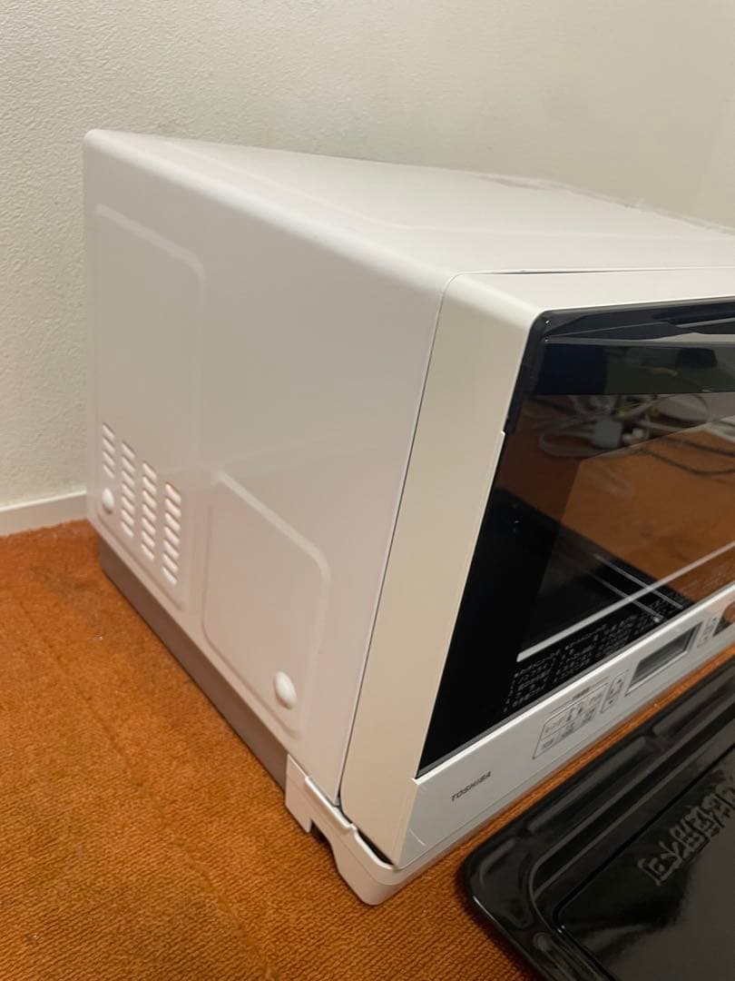 美品 東芝 レンジ オーブンレンジ 電子レンジ ER-S60 フラット庫内