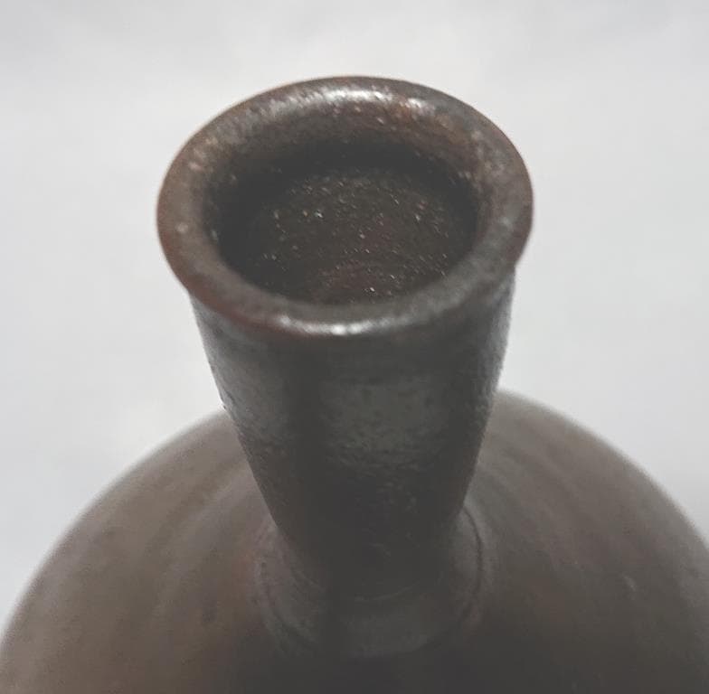 旧家蔵出し　高麗時代　黒高麗　花生