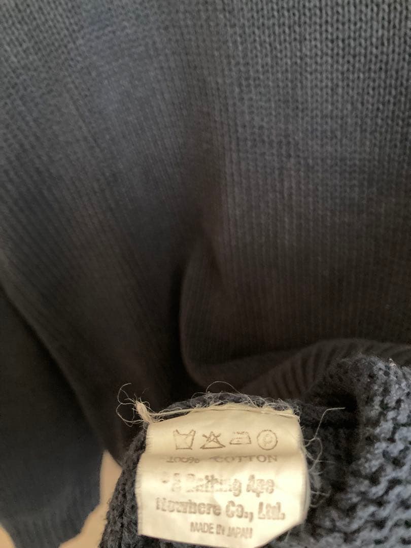 90s abathingape コットンニット