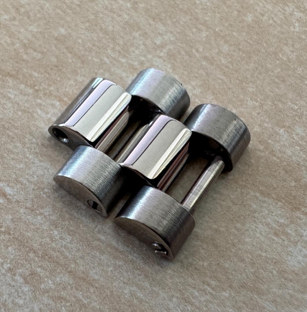 純正 ロレックス デイトジャスト 179166 PT950 コマ ２個 5g