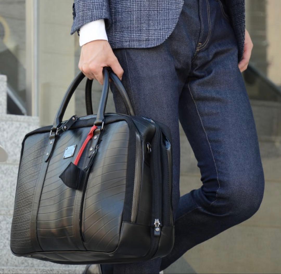 新品　SEAL ビジネスバッグ 　黒　ブラック　防水　止水　森野帆布　シール