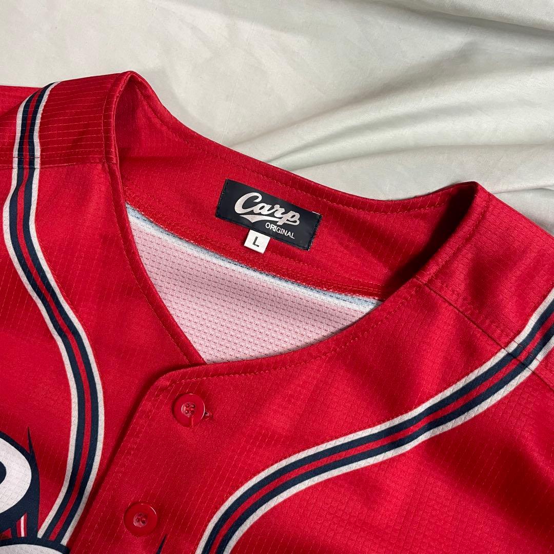 ◯広島東洋カープ ドッカンユニフォーム バリバリ Tシャツ 長野選手