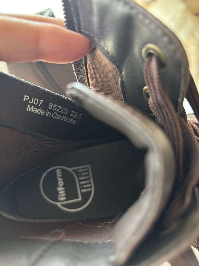 fit fit フィットフィット クラフィット レースアップブーツ ２３.５cm