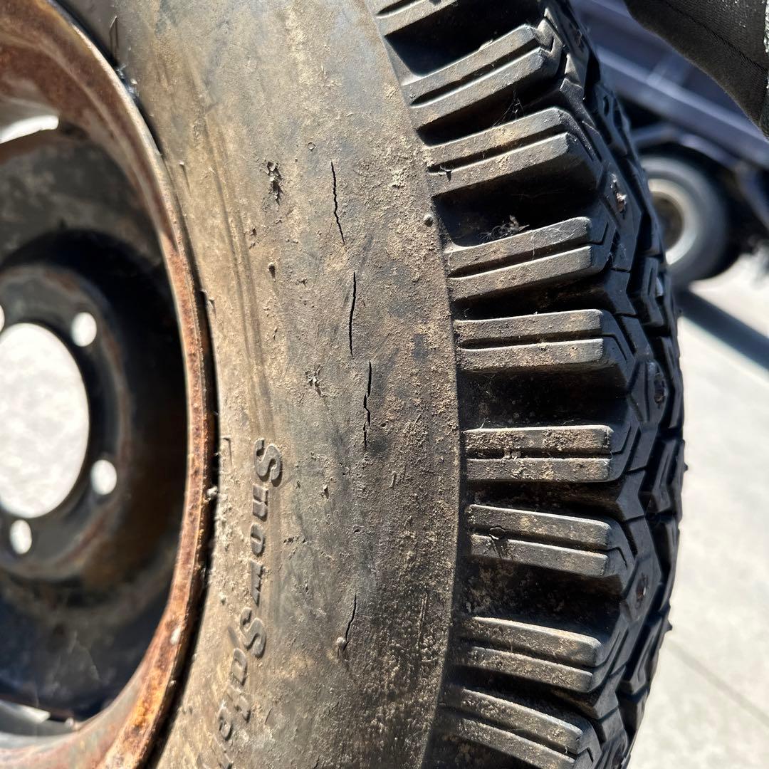 6.00R16 6PR ジムニーホイール付き　スパイクタイヤ4本