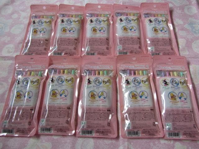 ゼブラ サラサクリップ マーブルカラー 10パックSet 5色セット ディズニー