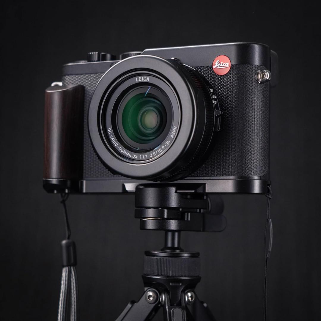 Leica D-LUX8専用 L型 高級 木製 グリップ 紫檀木黒板 新品未使用