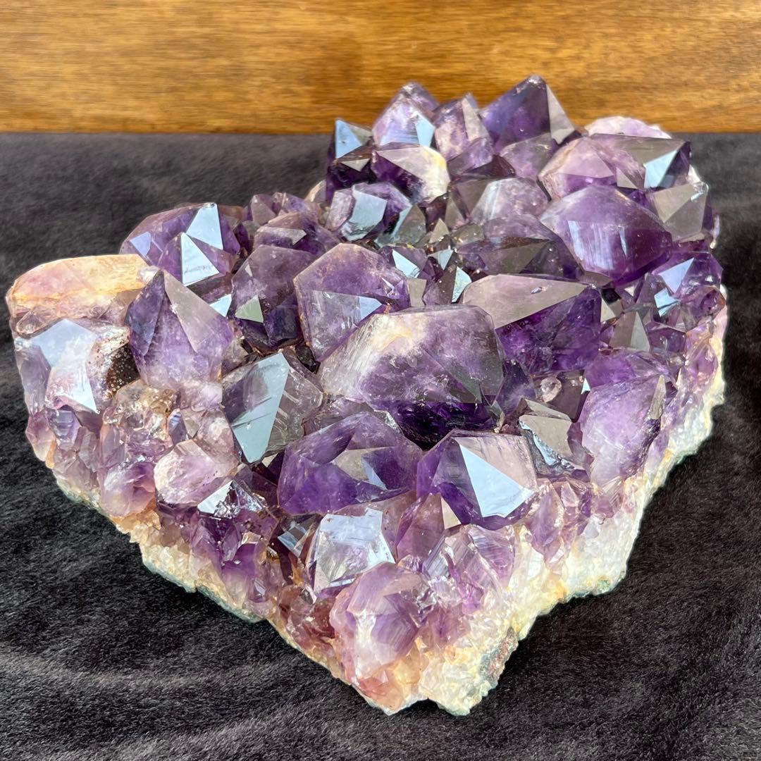 ☆特大サイズ美紫結晶☆最強浄化や魔除にも☆アメジストクラスター 天然石 原石