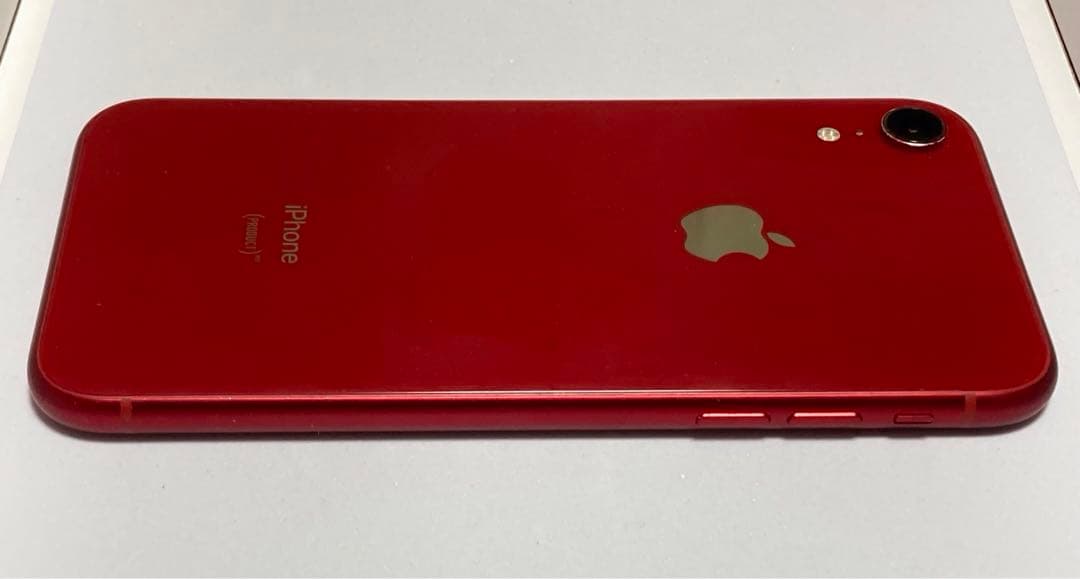 iPhone XR 64GB レッド　SIMフリー利用制限有無:○ 初期化済み2