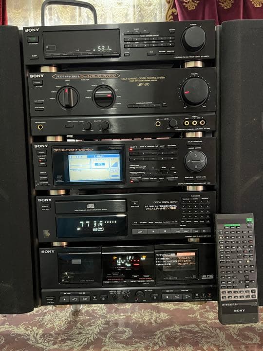 内蔵BT変更可能SONY リバティ LBT-V810システムコンポ　中古品貴重