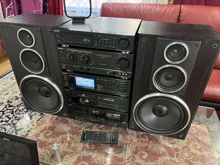 内蔵BT変更可能SONY リバティ LBT-V810システムコンポ　中古品貴重