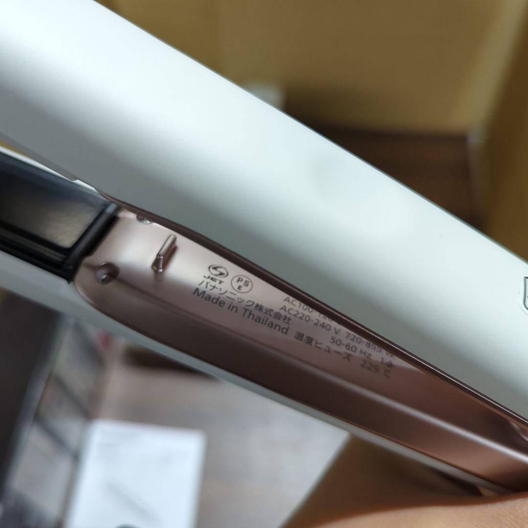 パナソニック ストレートアイロン ナノケア EH-HS9E ホワイト