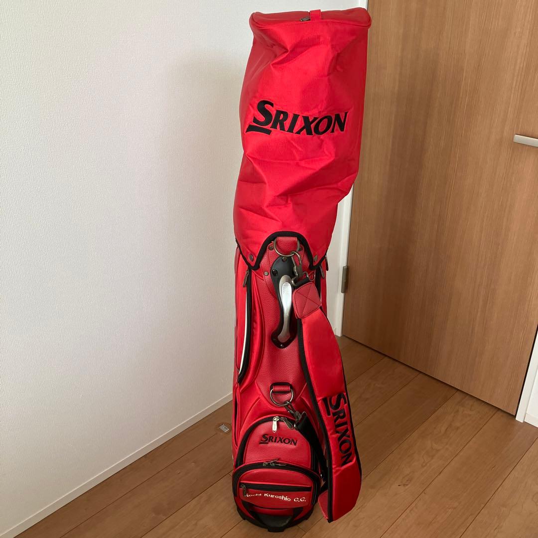 SRIXON キャディバッグ 赤黒