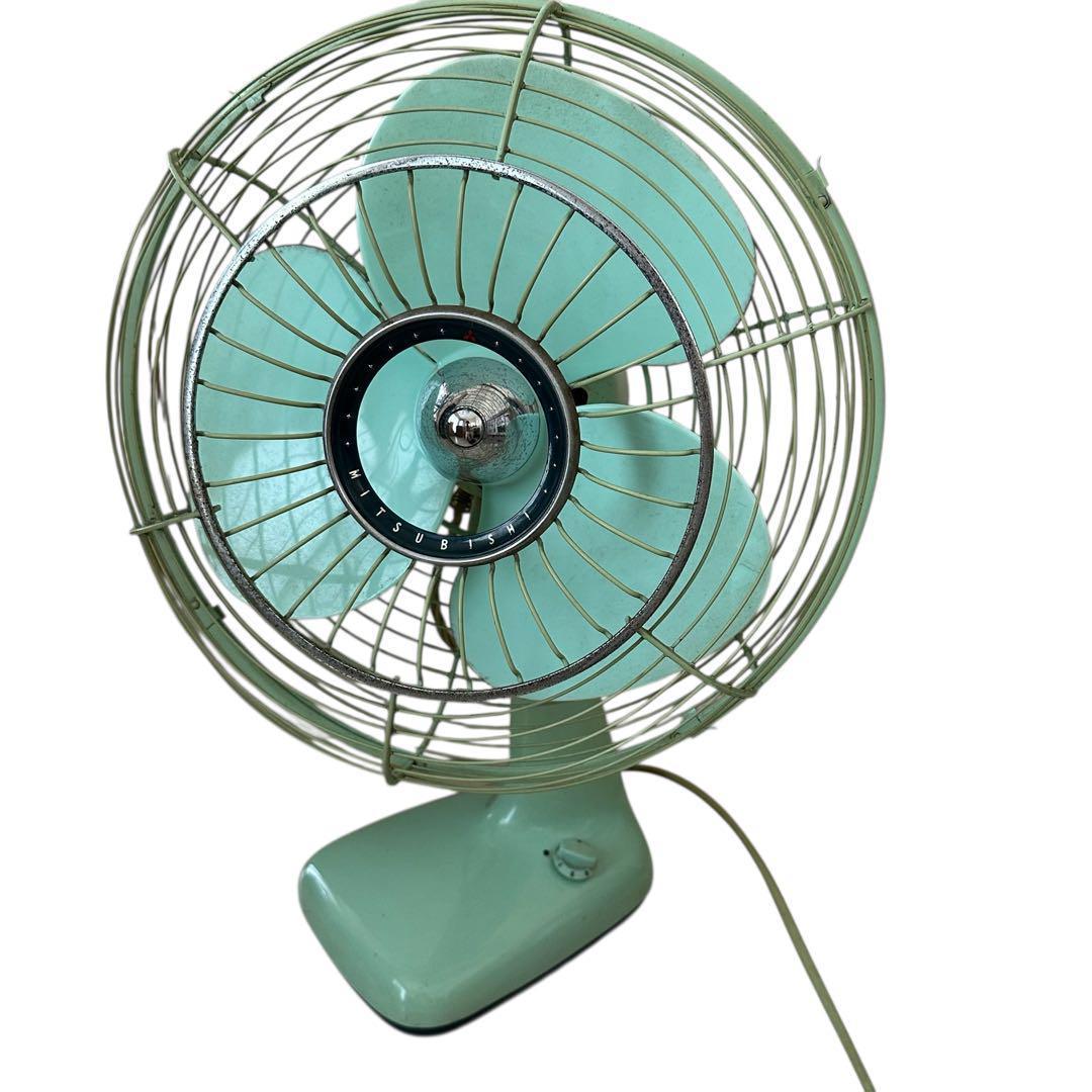 超レア！三菱電機製 扇風機　昭和レトロ　ヴィンテージ　DM-12GD 箱付き