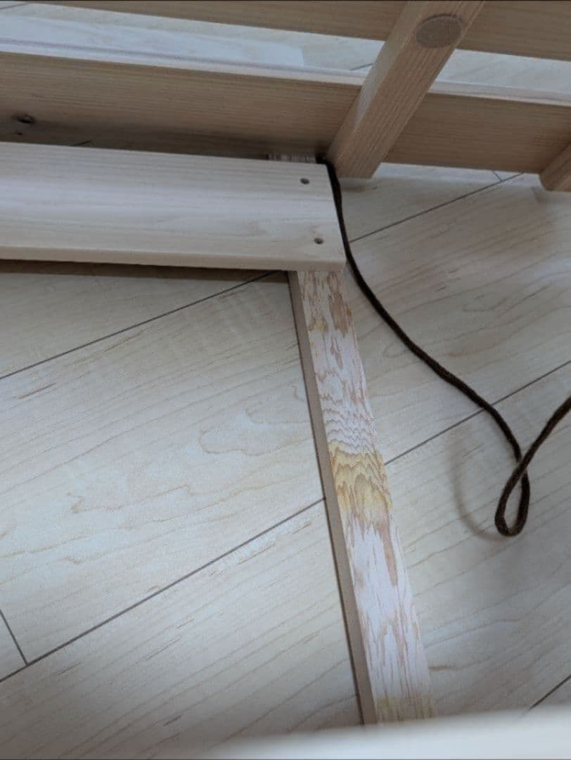 国産　天然木　ダブル　めいじ屋　すのこベッド　すのこ　ベット