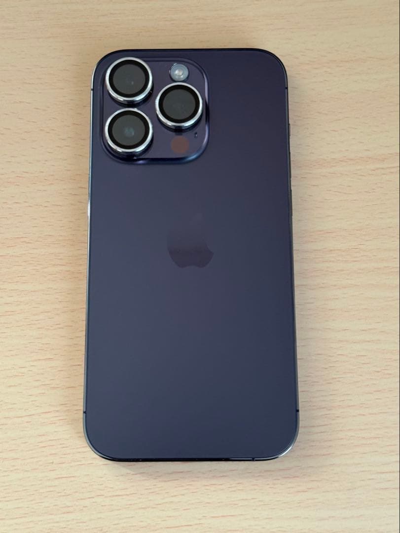iPhone14proディープパープル　　割れなし　修理履歴なし