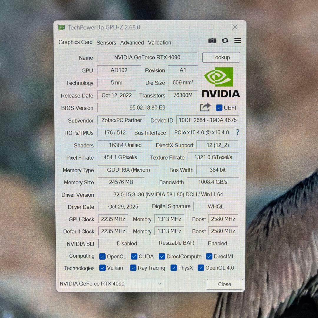 グラフィックボード・グラボ・ビデオカード ZOTAC NVIDIA GeForce RTX 4090 EK-Pro WB