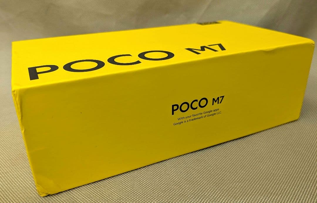 《未使用品》POCO M7 本体 ブルー 6GB RAM 128GB ROM