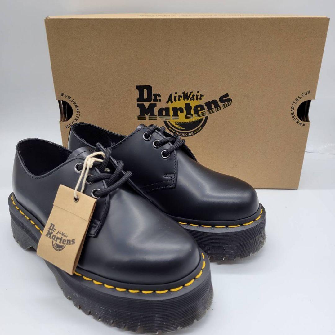 Dr. Martens 3ホール QUAD 厚底ローファー UK5 24cm 黒